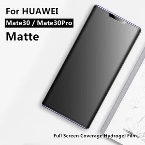 Dành Cho Huawei Mate30 Mate30 Pro Matte Bảo Vệ Màn Hình Frosted Hydrogel Phim Mềm Không Vân Tay Bảo Vệ Toàn Diện Phim Hydrogel Mềm Cho Huawei Mate30 mate 30 Pro Frosted Bảo Vệ Màn Hình