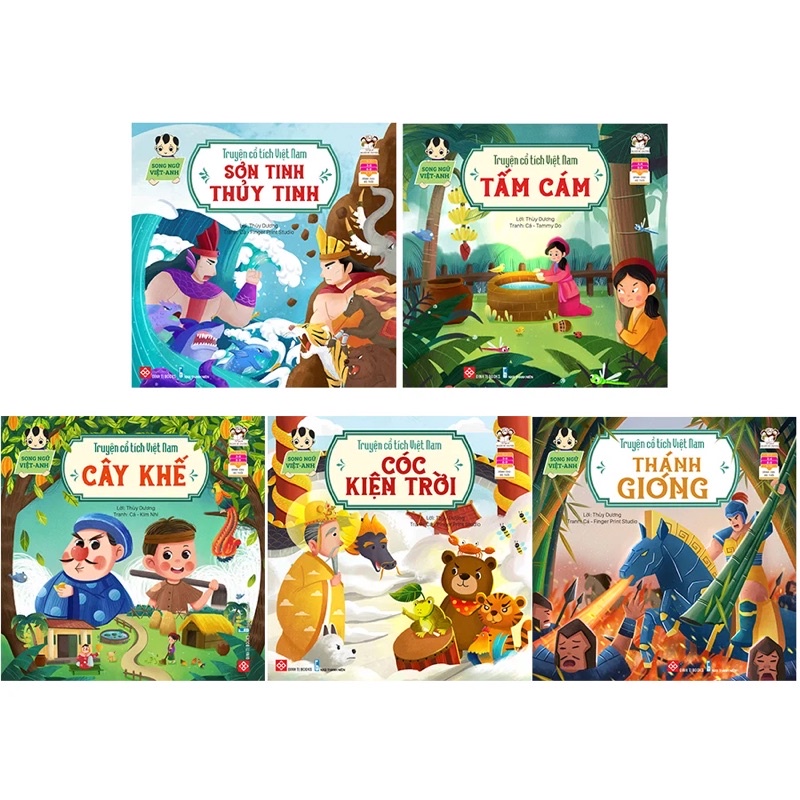 Ảnh Sách - Truyện cổ tích Việt Nam - Song ngữ Việt - Anh (mã lẻ) - Đinh Tị 1