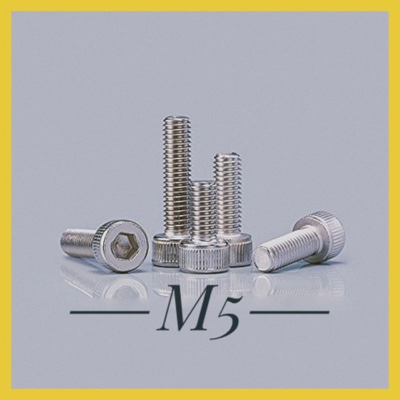 Ốc (Bulong) lục giác inox M5 đầu trụ - quy cách 1 gói 10 con | Shopee ...