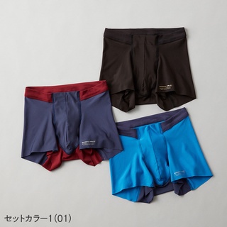 Quần sịp nam dáng đùi, thun lạnh, không đường viền, kháng khuẩn made in Japan Gunze BWY930F