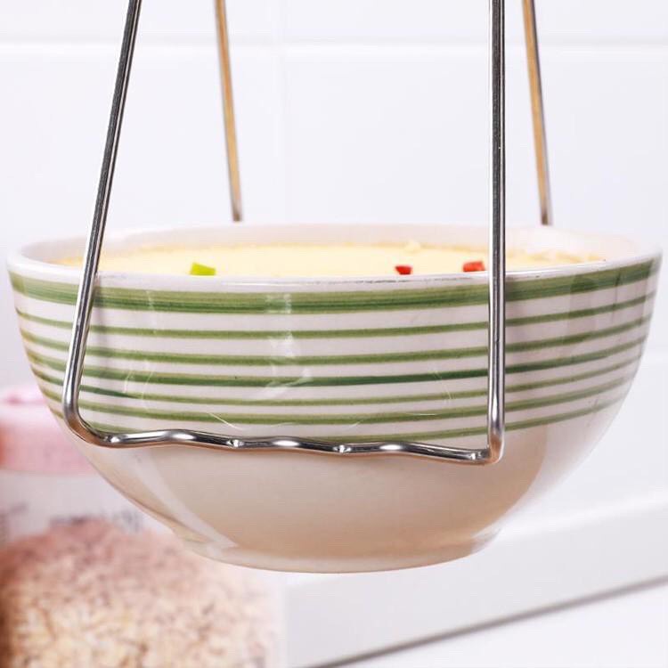 Kẹp gắp chóng nóng bát đĩa bằng inox cao cấp tiện dùng cho nhà bếp
