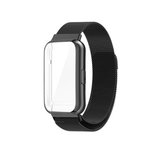 Ốp Bảo Vệ Bằng Thép Không Gỉ Kèm Dây Đeo Cho Đồng Hồ Thông Minh Huawei Watch Fit 2 Fit2