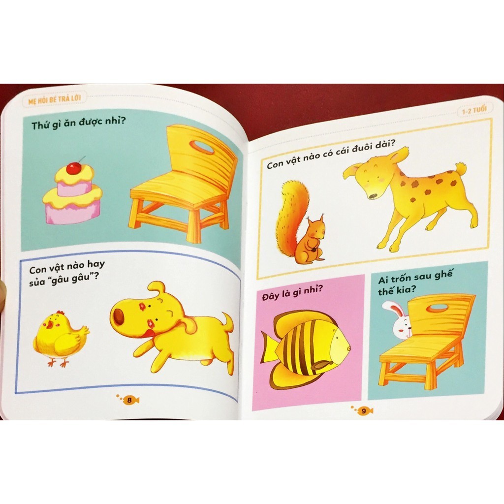 Ảnh Sách - Bộ 5 Cuốn - Mẹ Hỏi Bé Trả Lời: Hỏi Đáp Rèn Trí Thông Minh - Chọn Lẻ 4