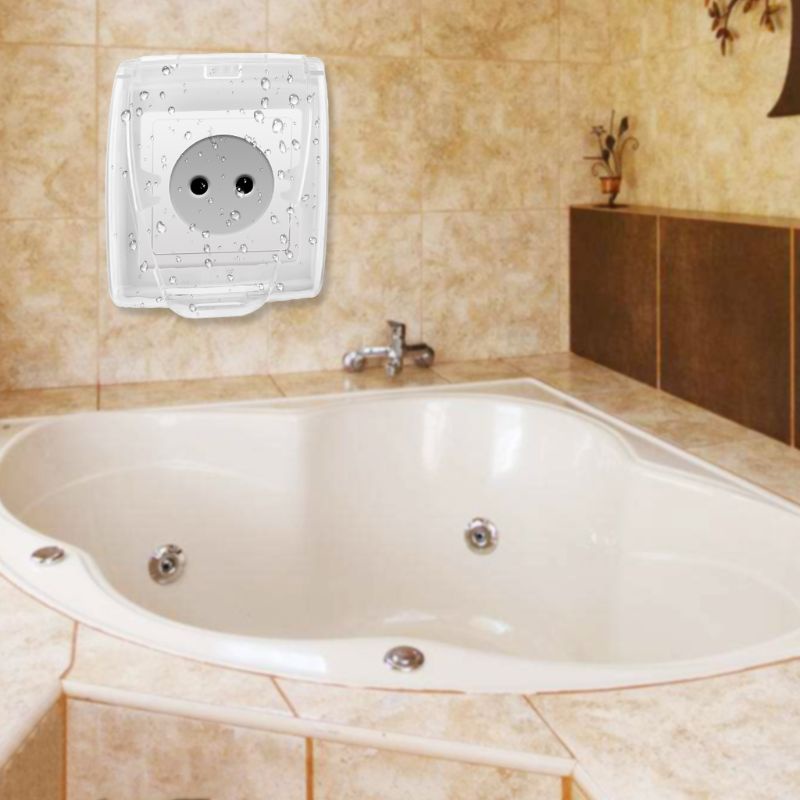 Plastic Wall Switches Waterproof Cover Box Wall Light Panel Outlet