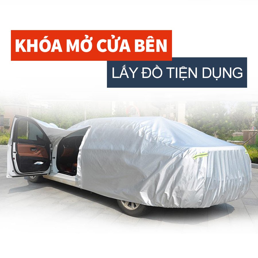 Bạt vải dù oxford bảo vệ xe ô tô, áo trùm oto chống nắng nóng, mưa cho xe HYUNDAI KONA