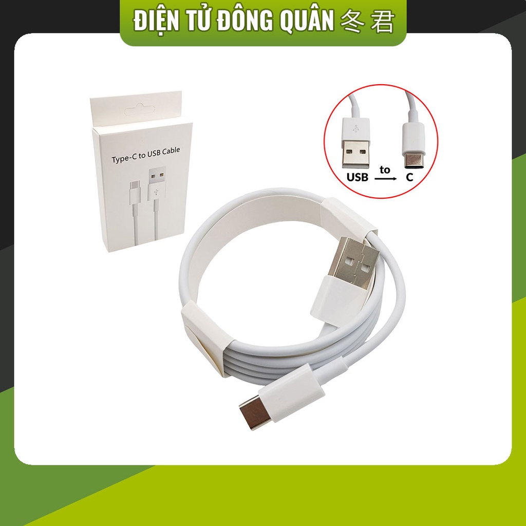 [HCM] Cáp (cable) sạc USB Type-C, cáp dữ liệu dài 1 mét | Shopee Việt Nam