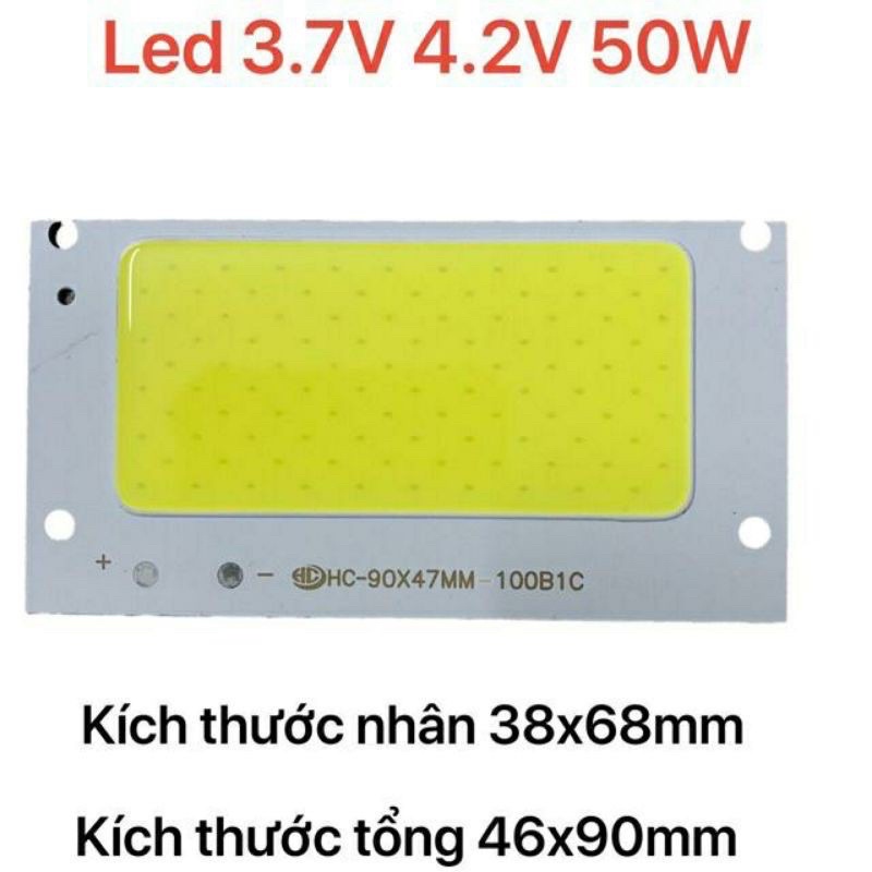 Led cob 3.7v 50w Sieu Sang Shopee Vi t Nam