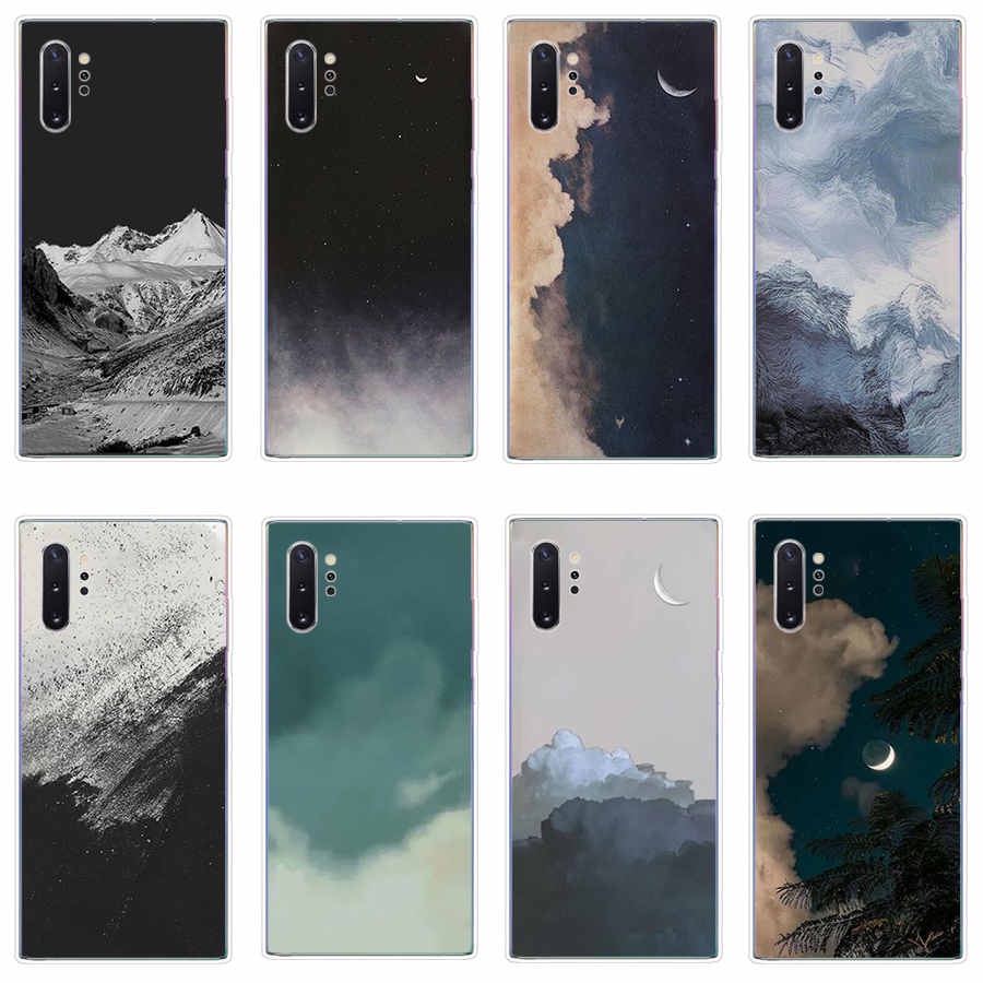 Ốp Điện Thoại TPU Dẻo In Họa Tiết Độc Đáo Thời Trang Cho Samsung Galaxy note 9 10 plus