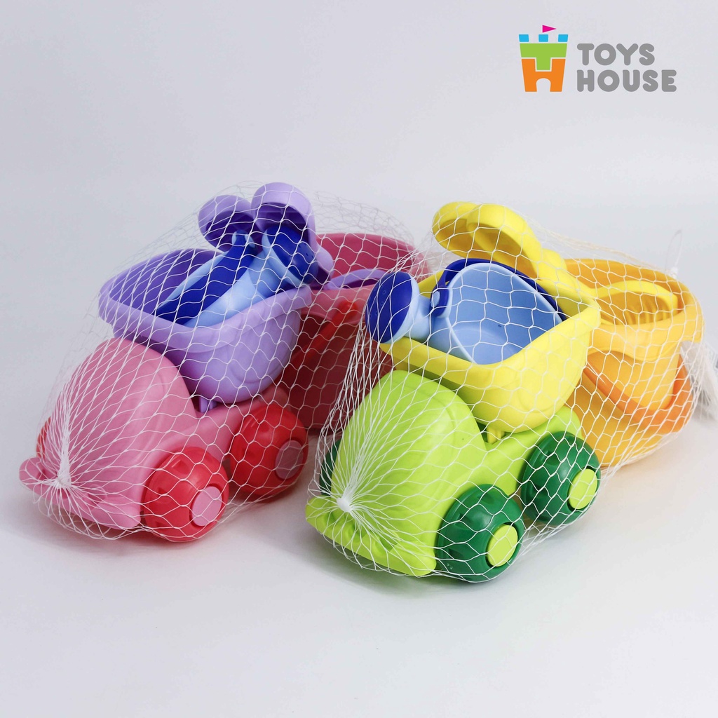 Ảnh Đồ chơi xúc cát bãi biển cho bé bé vui chơi, vận động Toyshouse 035 (màu ngẫu nhiên) 2