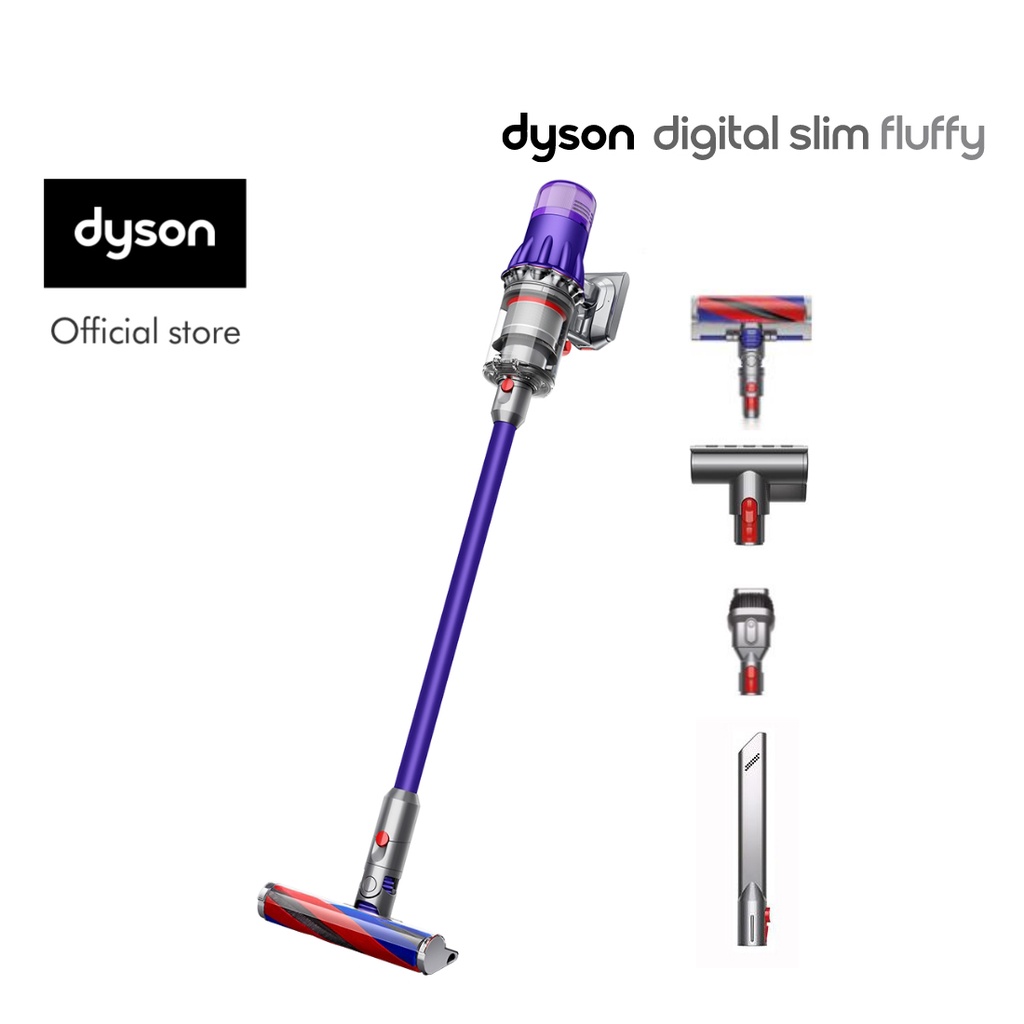 [Mã ELHACE02 giảm 12% đơn 2TR] Máy hút bụi không dây Dyson Digital Slim ™ Fluffy (Tím/Xám)