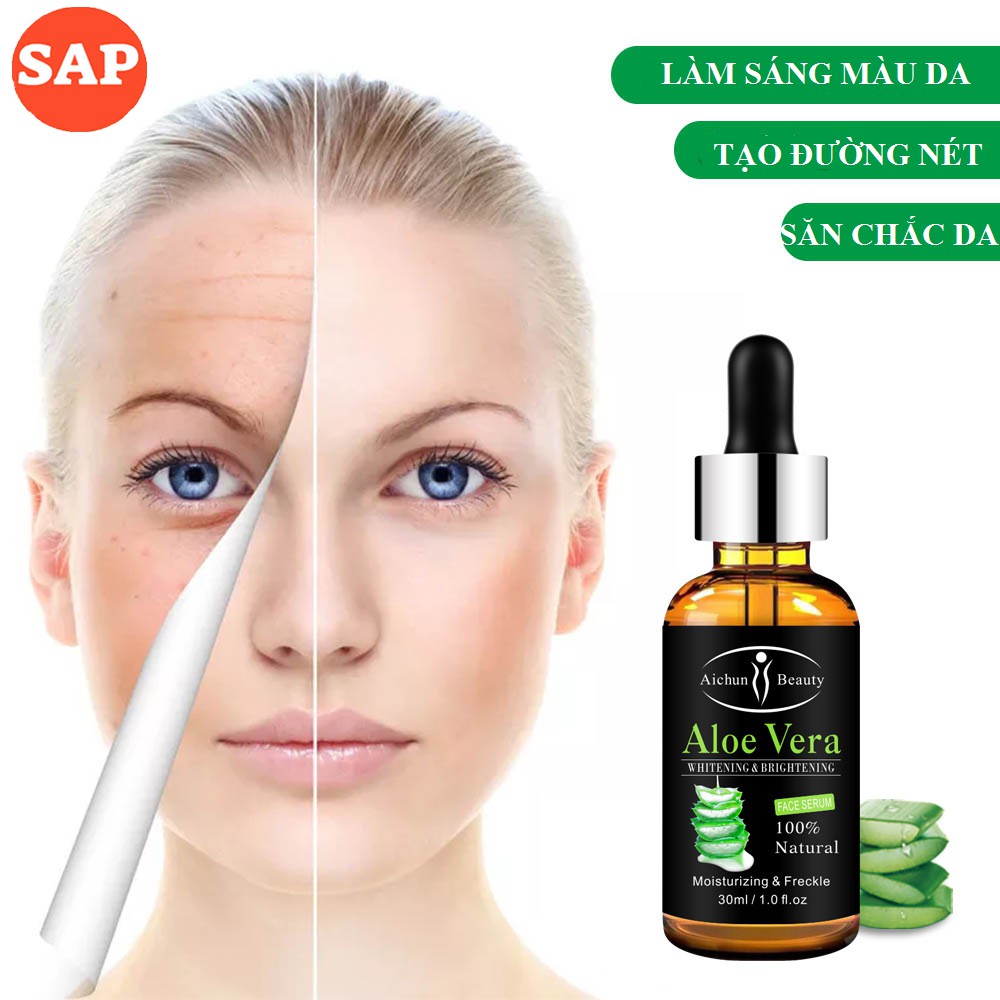 Tinh Chất Dưỡng Trắng Da Nha Đam Aloe Vera Oil 100% Từ Thiên Nhiên