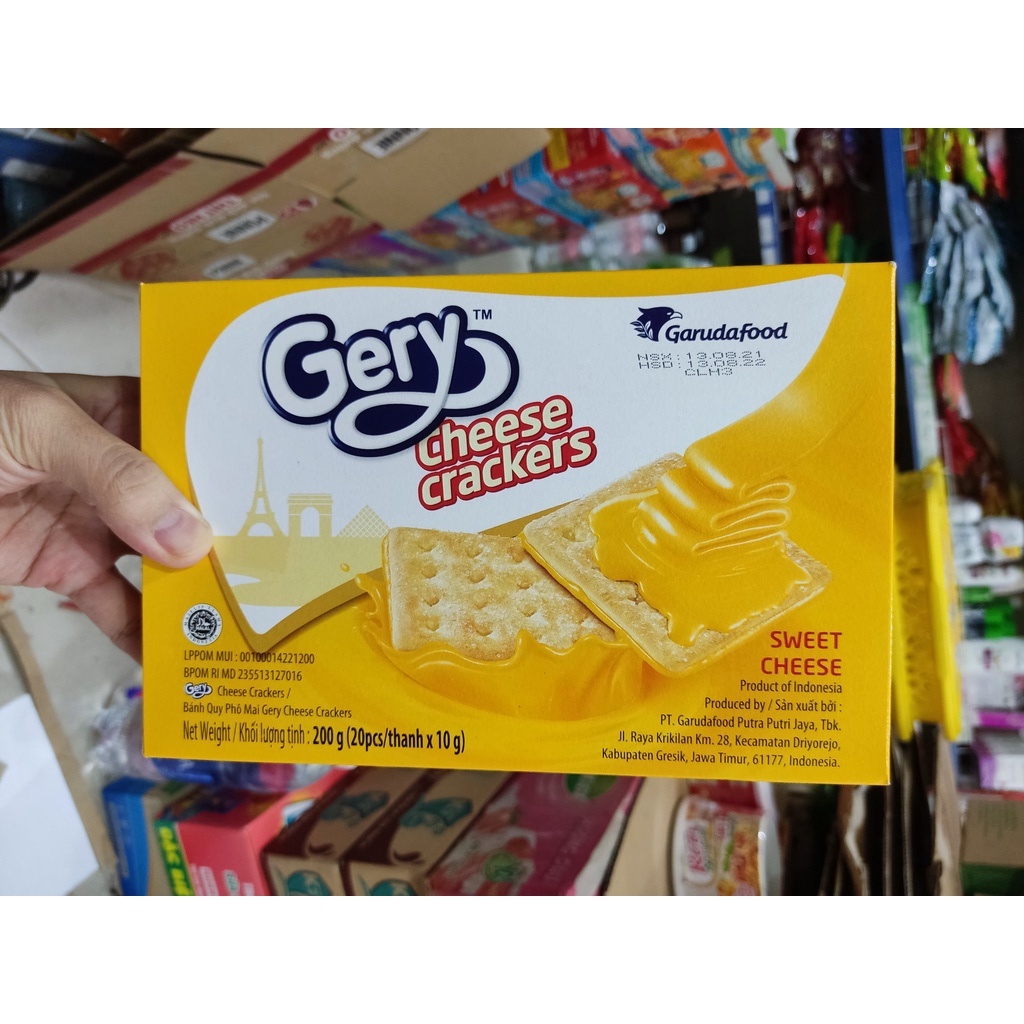 Bánh Quy Phô Mai Gery Cheese Cracker Gói 90g/180g/270g | Shopee Việt Nam