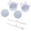 BTF Khe Cắm Thẻ Mini Chống Dính Trong Suốt Keo Trộn Cốc Silicon Khuấy Dính Trộn Nhựa Epoxy Chất Lỏng Sơn Khuấy Que