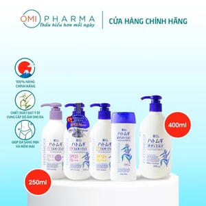 Sữa Dưỡng Thể Chống Nắng Reihaku Hatomugi Mỏng Nhẹ Thấm Nhanh Giúp Trắng Da, Dưỡng Ẩm Nâng Tone Nhật Bản