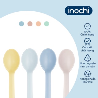 Bộ Thìa Ăn & Tập Ăn Inochi Amori Cho Bé: An Toàn,Tiện Lợi,Thiết Kế Bo Tròn