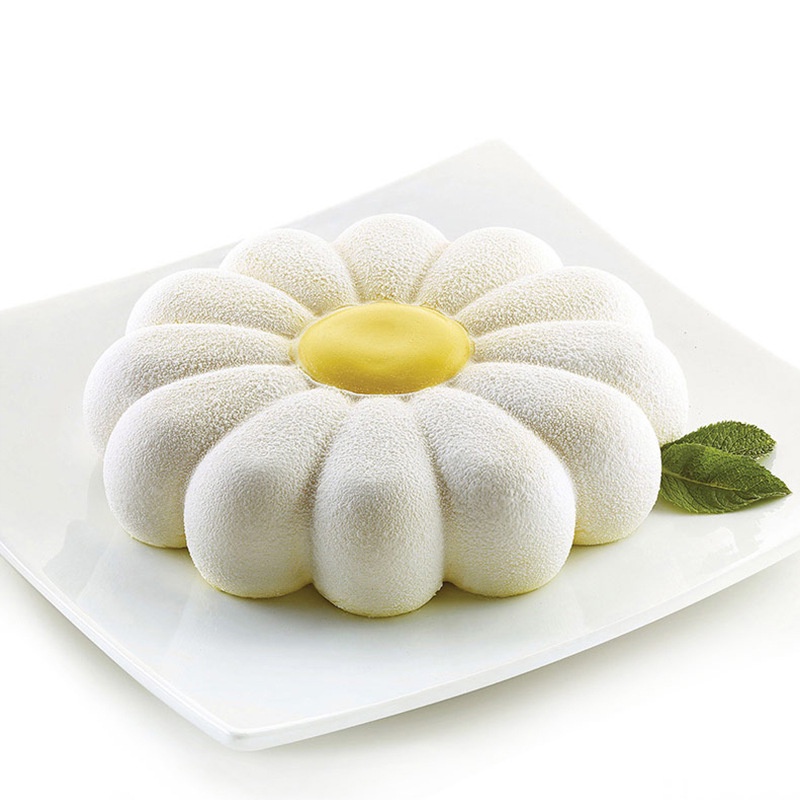 Khuôn Silicone Làm Bánh Tạo Hình Hoa Hướng Dương Tiện Dụng