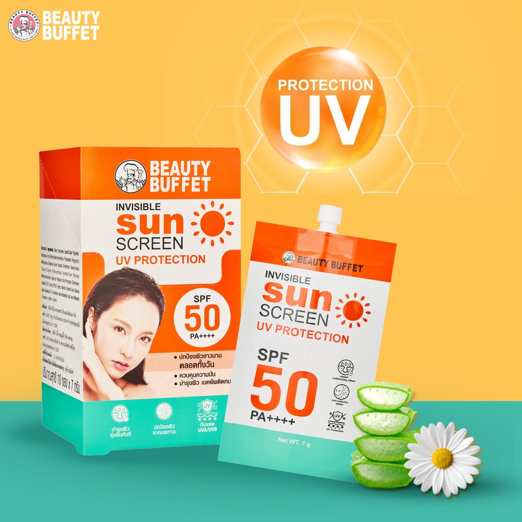 Ảnh Kem chống nắng Beauty Buffet Invisible Sunscreen UV Protection SPF 50 PA++++ 7g 4