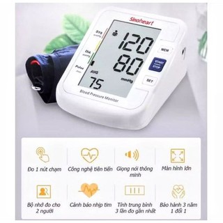 Máy đo huyết áp bắp tay tự động giọng nói tiếng việt bản mới loại tốt bảo hành 5 năm
