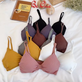 Áo Lót Nữ - Áo Bra Nữ 2 dây nâng ngực thắt nơ quyến rũ mẫu B308 BC_CHIC LINGERIE
