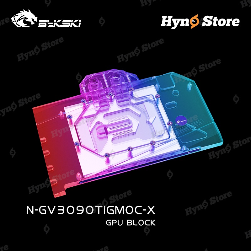 Block VGA Bykski N-GV3090TIGMOC-X Gigabyte 3090ti Tản nhiệt nước custom ...