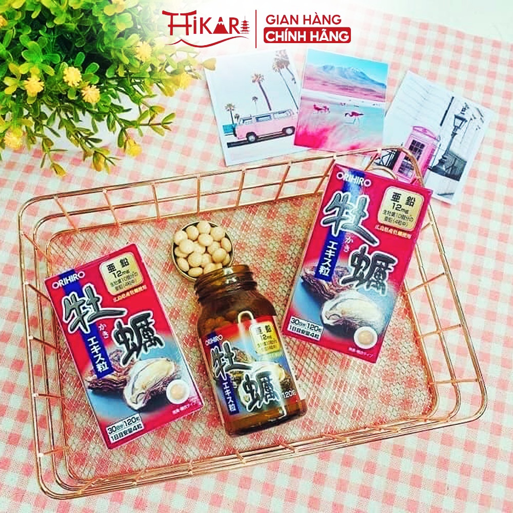 Ảnh Viên uống tinh chất hàu tươi tăng cường sinh lý Nhật Bản Orihiro 120 viên 2