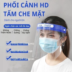 TẤM CHẮN GIỌT BẮN, PHÒNG DỊCH, BẢO HỘ SỨC KHỎE KÈM DÂY CHUN ĐỂ ĐEO (1 cái)