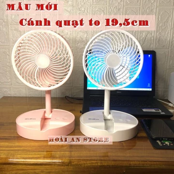 QUẠT TÍCH ĐIỆN ĐỂ BÀN MINI LR-2200,QUẠT SẠC PIN TÍCH ĐIỆN GẤP GỌN XOAY 180 ĐỘ GIÁ TỐT