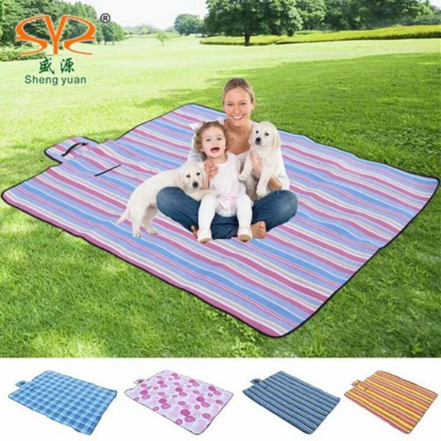 (Giá xả kho ) Thảm du lịch chống thấm nước gấp gọn tiện loại to 1,5m