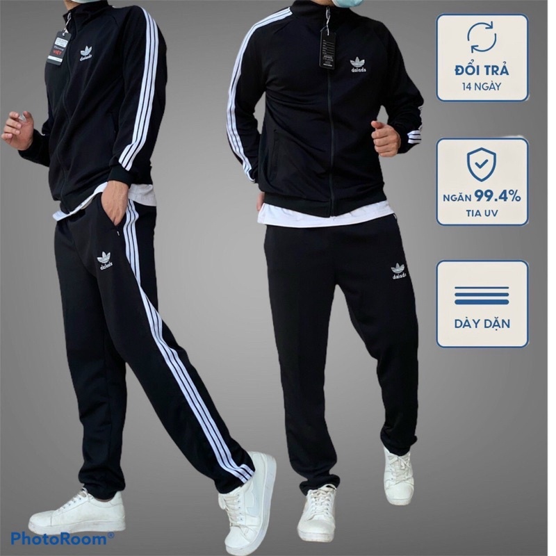 Bộ Adidas Thể Thao Nam/ Nữ Kéo Khoá | Shopee Việt Nam