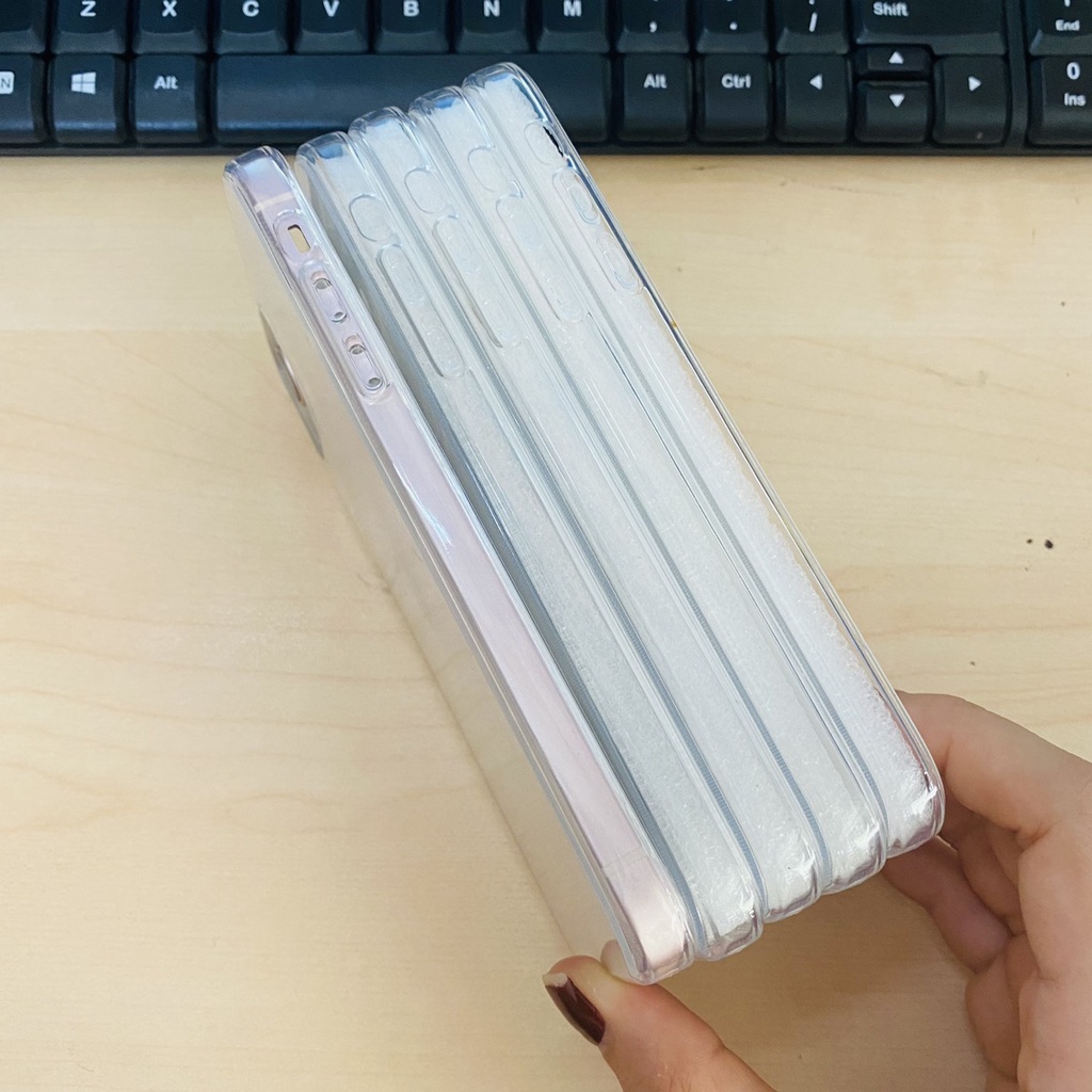 Ốp lưng cho vỏ độ XR lên ip13 silicon trong suốt