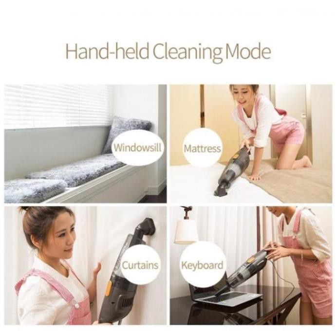 Ảnh Máy hút bụi cầm tay Deerma Vacuum Cleaner Lực Hút 15000Pa 600W, 3 in1 đa năng - Hàng chính hãng 2