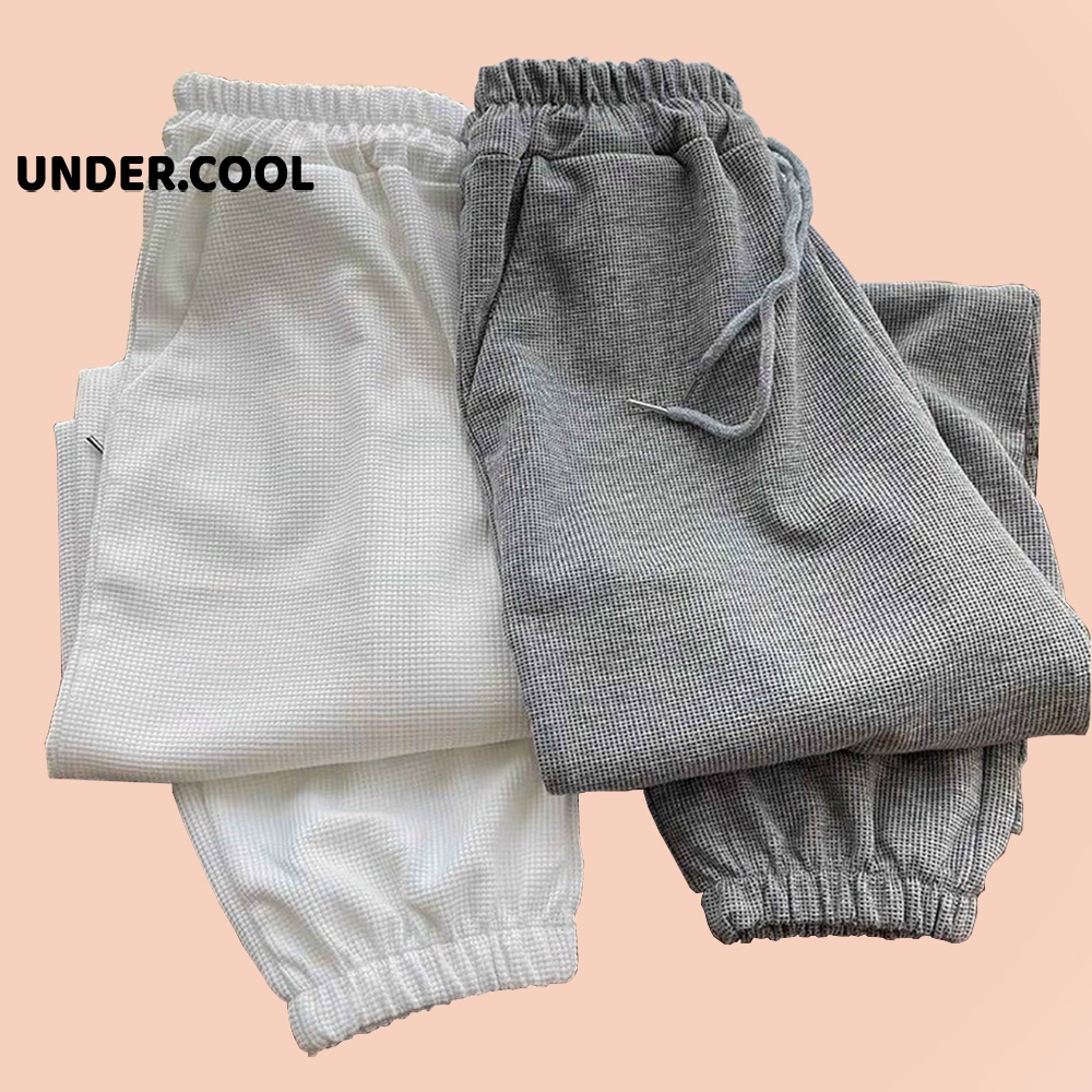 Quần Jogger UNDERCOOL nữ dáng bom chất liệu nỉ gân trẻ trung QD03