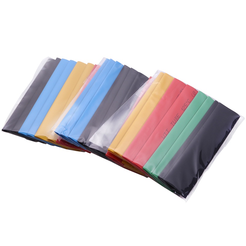 164 Chiếc PE Thu Nhỏ Các Loại Ống Co Nhiệt Dây Cáp Cách Nhiệt Ống Tay Bộ Dụng Cụ Phụ Kiện