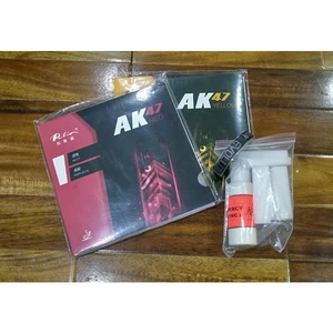 COMBO HAI MẶT VỢT PALIO AK47 RED KÈM KEO SỮA DÁN MẶT ENERGY LONG VÀ VIỀN VỢT