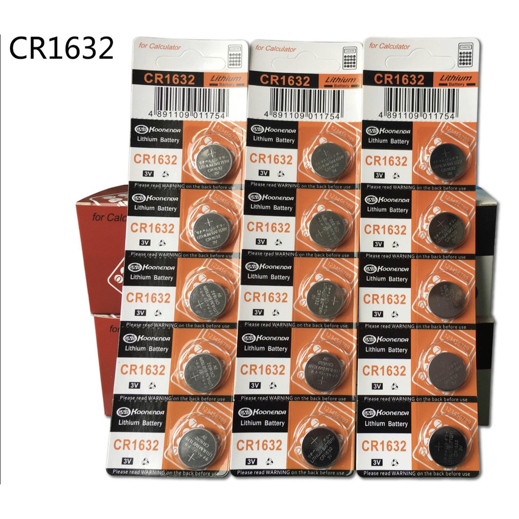 Pin cúc áo CR1632, CR2032, CR2016, CR2025 Pin van cảm biến áp suất lốp, chìa khóa ô tô... 3V LITHIUM