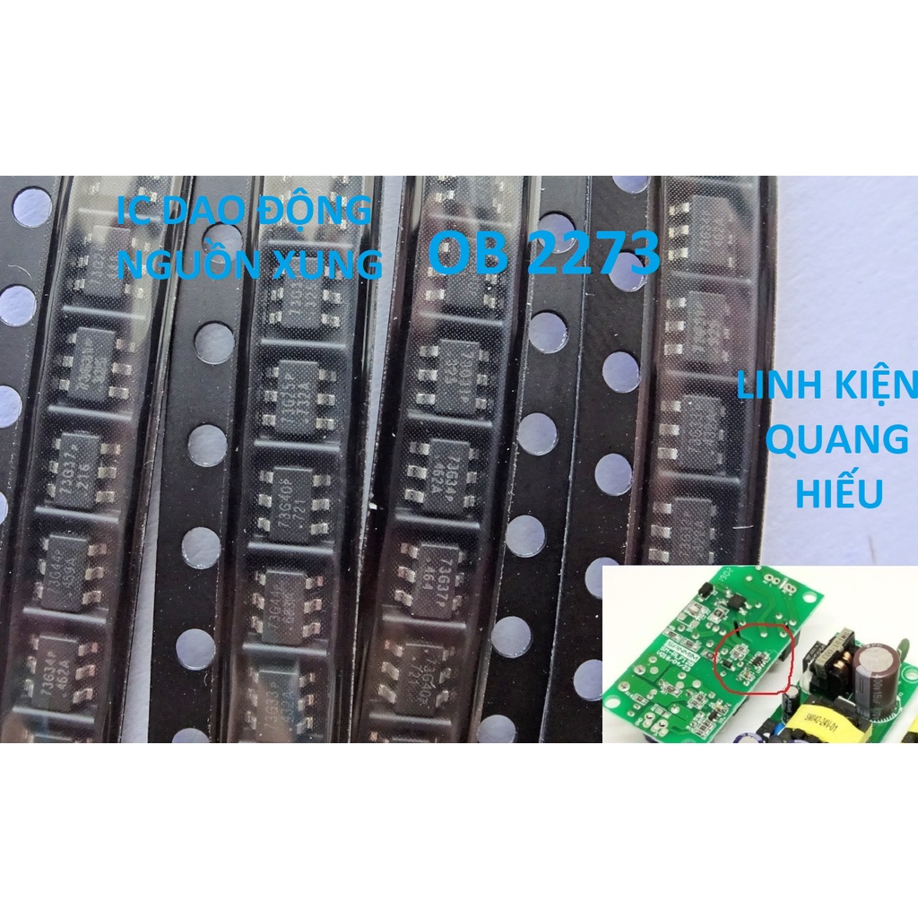 IC Nguồn xung OB2273 chính hãng SOT-23-6 MỚI (gói 10 chiếc ) | Shopee ...