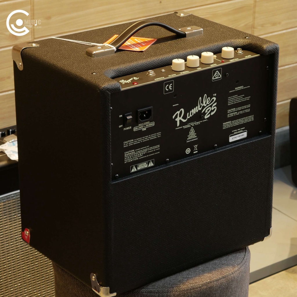Amplificateur combo basse Fender Rumble v3, 25 watts – 2370206900