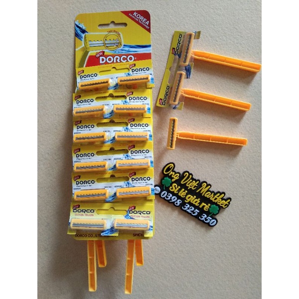 sỉ dao cạo râu, 12 bàn cạo du lịch DORCO | Shopee Việt Nam