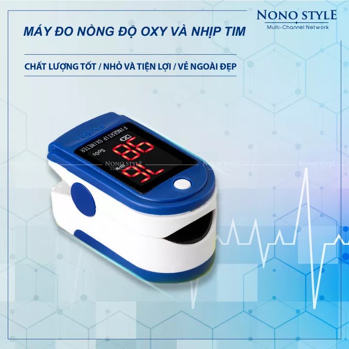 Máy đo SPO2, Máy đo nồng độ oxy trong máu và đo nhịp tim cầm tay LK87 ...