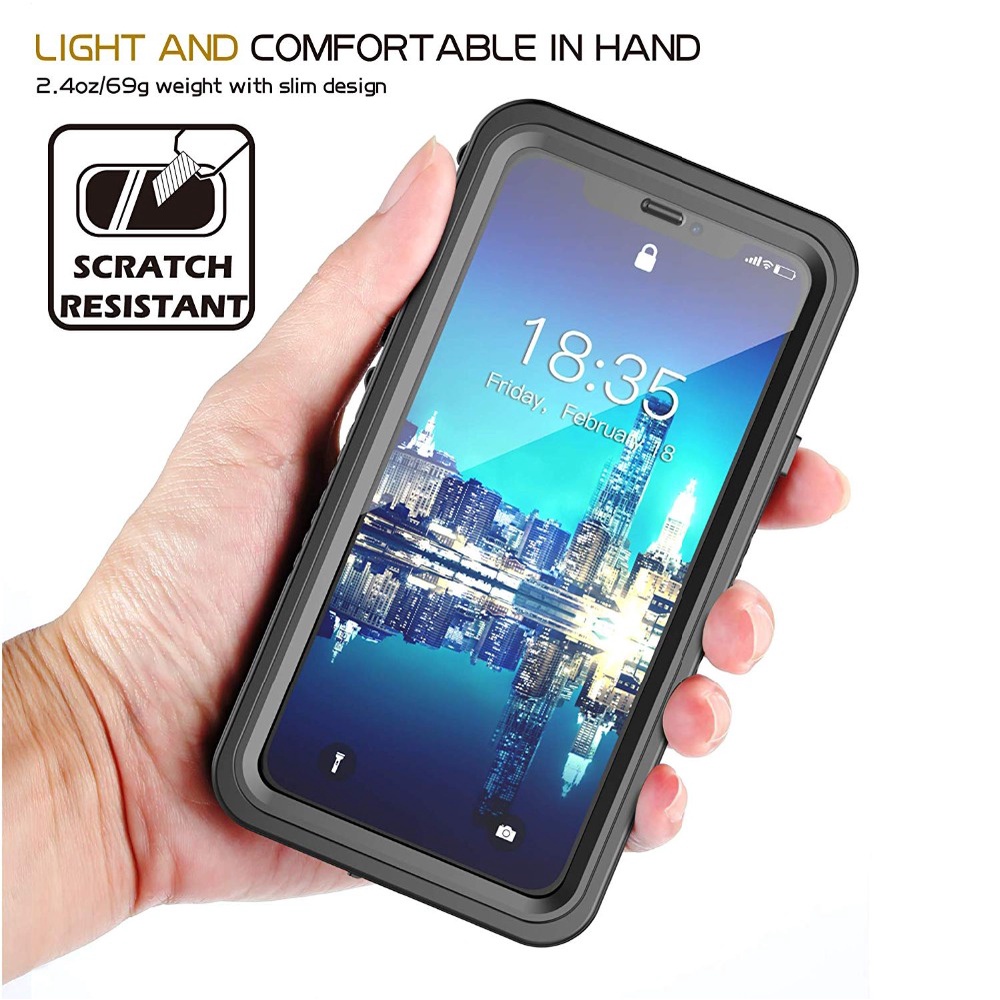 Ốp Chống Thấm Nước IP68 Tương Thích Cho iPhone 17 Pro MAX Air 16 15 XR XS MAX Chống Sốc Bơi Ngoài Trời Chống Bụi Lặn Bao Tương Thích 11 12 mini 14 plus 13 15 Pro MAX Vỏ Điện Thoại
