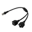 Cáp chuyển đổi Internet RJ45 chia đầu cắm sang 2 lỗ cắm chuyên dụng chất lượng cao
