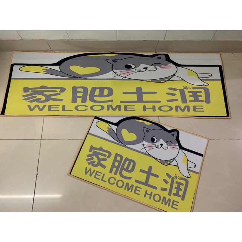 Thảm nhà bếp - thảm nhà bếp 2 tấm giá rẻ - bộ đôi thảm bếp