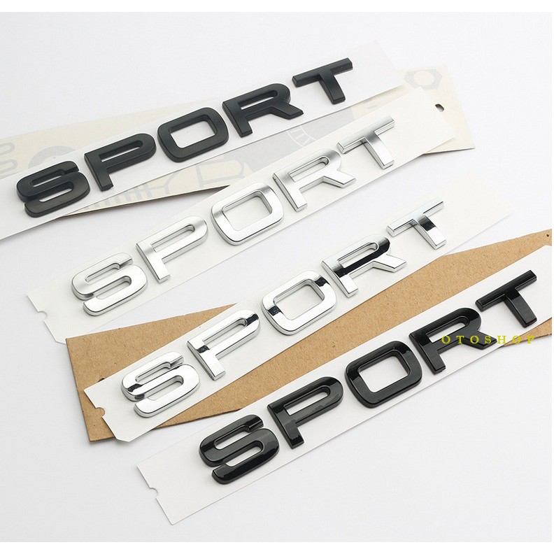 Tem chữ SPORT trang trí xe-Model 3 | Shopee Việt Nam