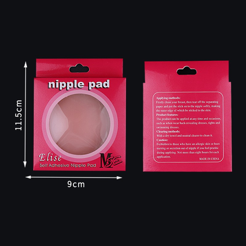 Miếng Dán Ngực, Dán Nhũ Hoa Silicon - Cặp 2 Miếng Dán Ti ZANABRA D1223