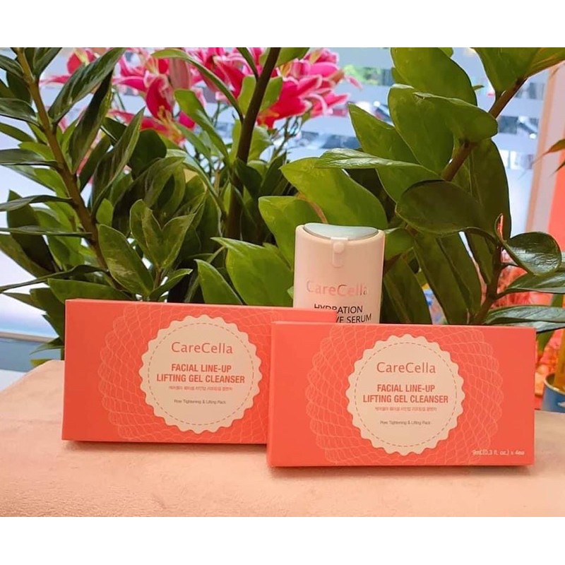 Gel Nâng Cơ Xóa Nhăn CareCella Facial line up lifting gel 1 hộp/4 gói x