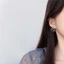 SQ Kpop BTS BT21 JIMIN Cùng Phong Cách Mặt Trăng Bông Tai Nữ Phụ Kiện Quà Tặng Cho Nam Unisex Trang Sức Tai Pendent
