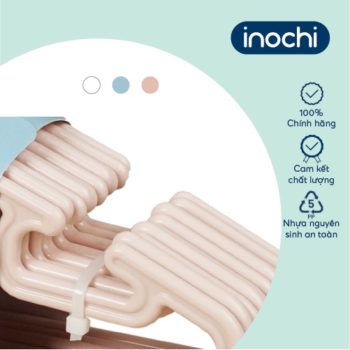 Móc áo mỏng trẻ em Inochi cao cấp, dày dặn, chịu lực tốt