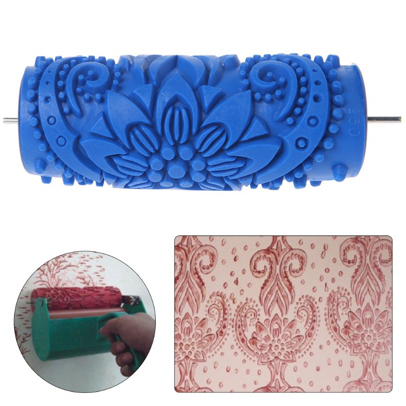 Con lăn sơn tường trang trí họa tiết dập nổi 5" 095y