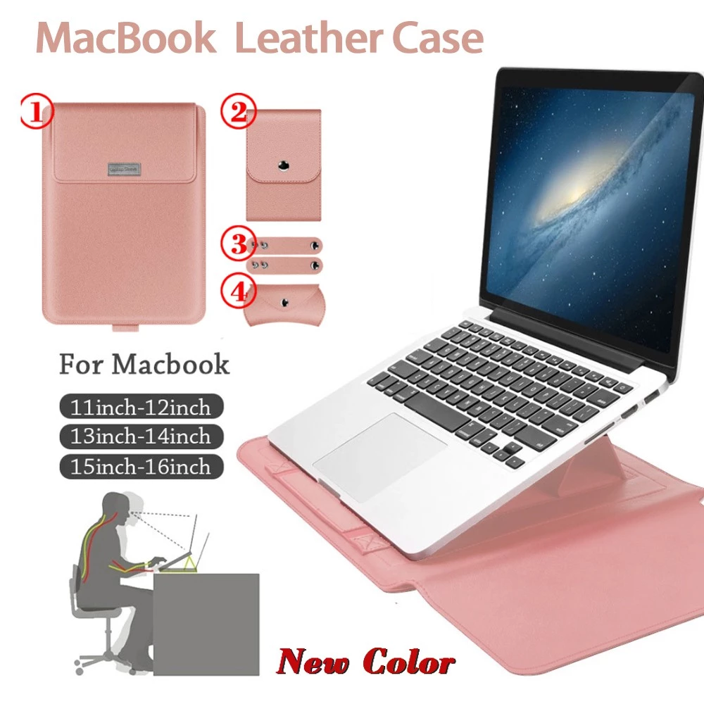Bao da Macbook Laptop Surface kiêm đế tản nhiệt Da cao cấp cho Macbook Air, Macbook Pro, Macbook 14 inch, 16 inch.