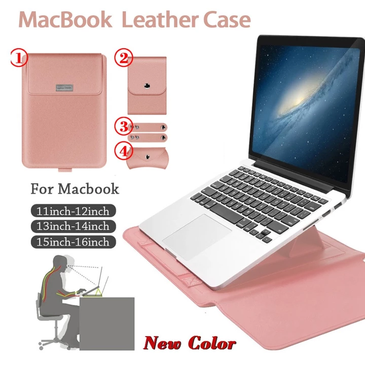 Bao da Macbook Laptop Surface kiêm đế tản nhiệt Da cao cấp cho Macbook Air, Macbook Pro, Macbook 14 inch, 16 inch.